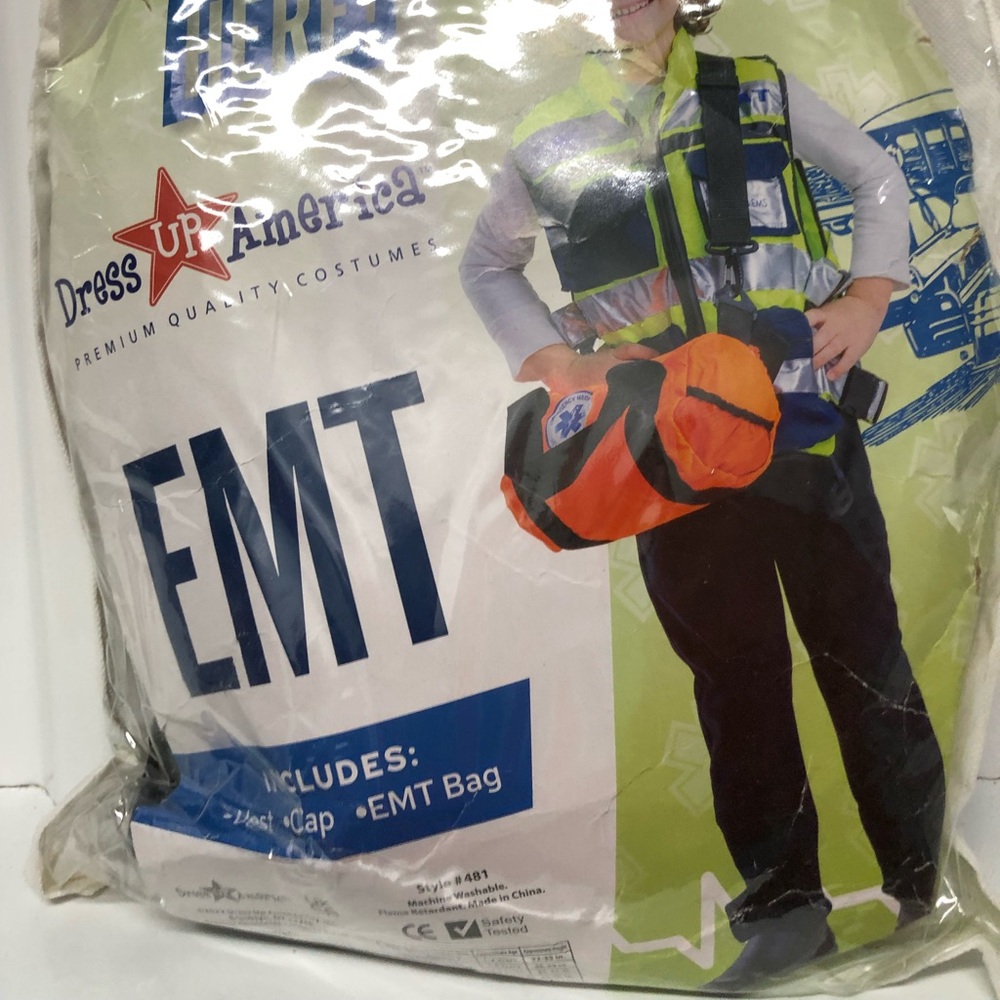 EMT Kids Costume Size 4